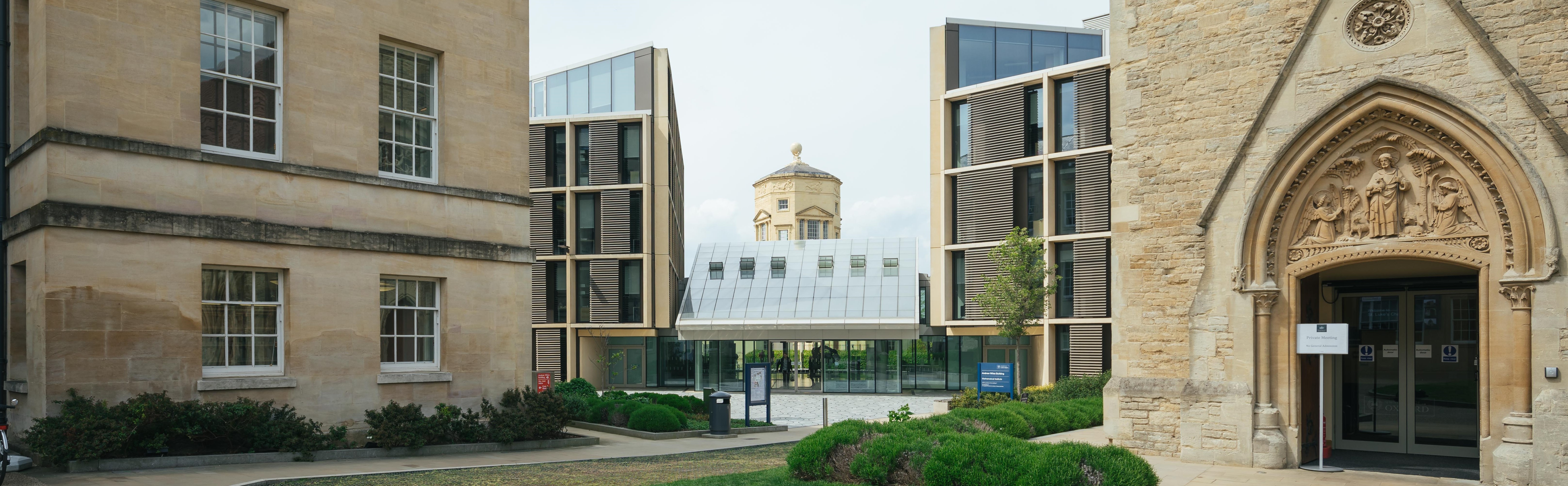 photograph of The Maths Institute, Oxford University
