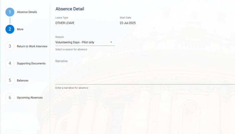 volunteer screenshot